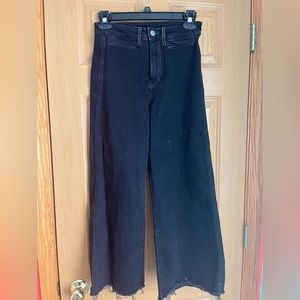 H&M Black Wide Leg Jeans Size 4